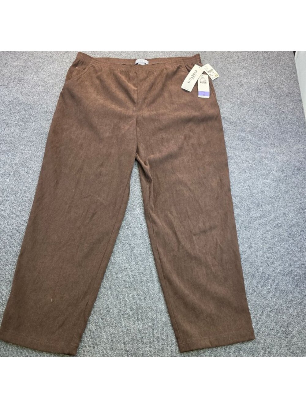 Koret Covent Garden Pull On Stretch Pants 18 Chocolate Casual Minimalist Capsule